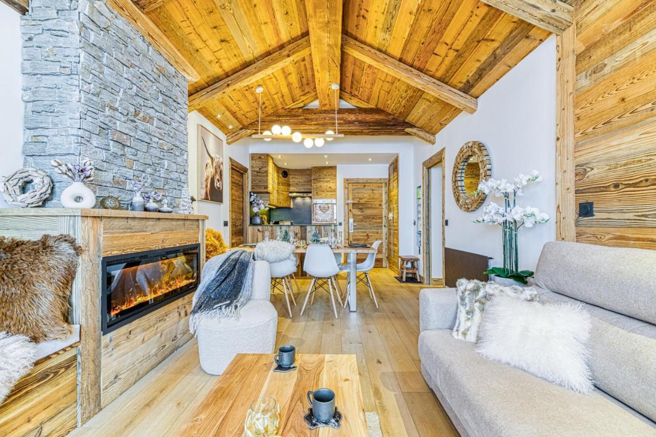 Appartement Style Chalet 5* Vue Mont-Blanc - Arc 1950 Les Arcs  Eksteriør billede