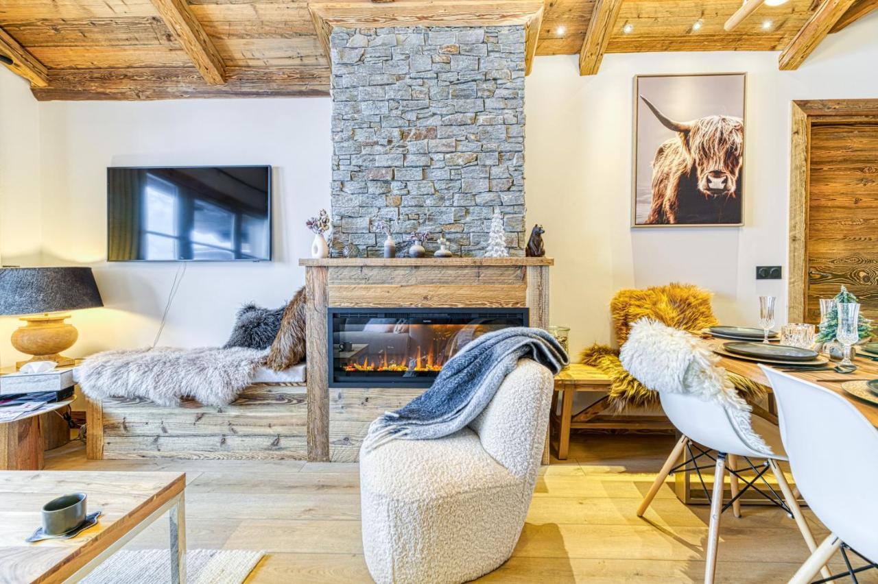 Appartement Style Chalet 5* Vue Mont-Blanc - Arc 1950 Les Arcs  Eksteriør billede