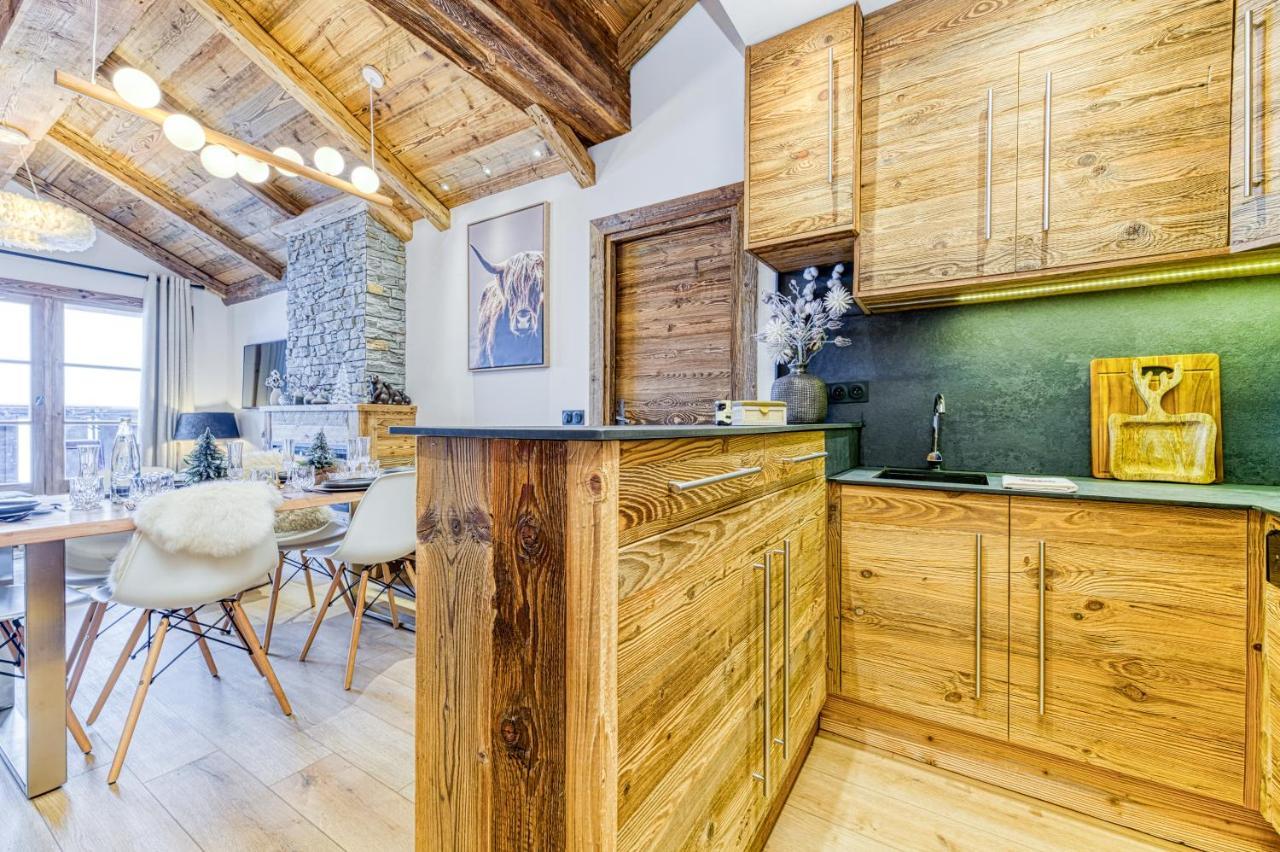 Appartement Style Chalet 5* Vue Mont-Blanc - Arc 1950 Les Arcs  Eksteriør billede